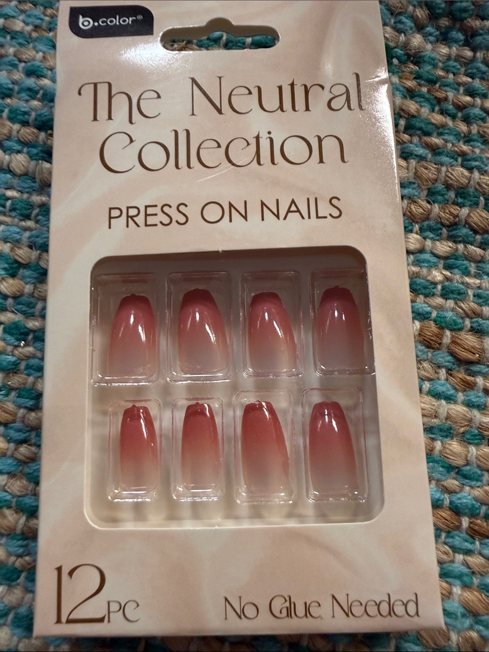 🍁🎃NEW 🎃Neutral Collection Press-On Nails - Pink Ombre (12pc)